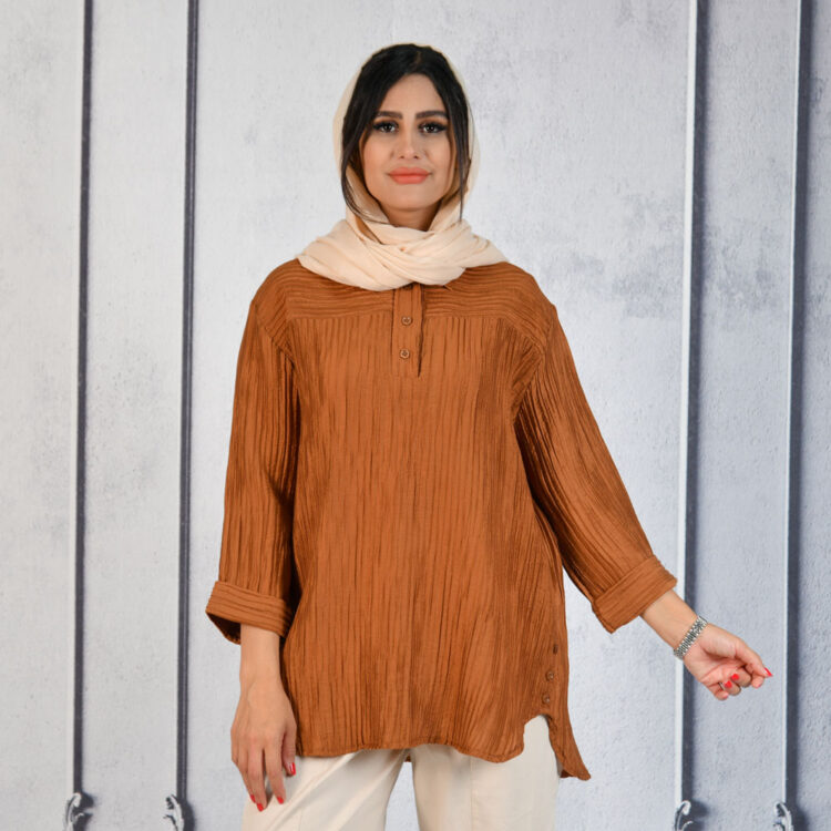شومیز مانتویی کد 22224