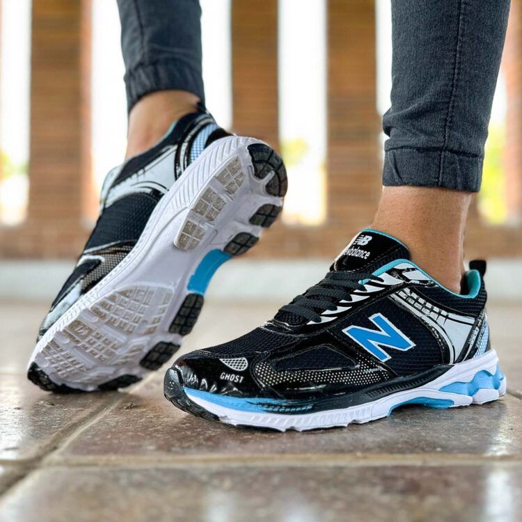 کتانی مردانه مشکی کد 21718