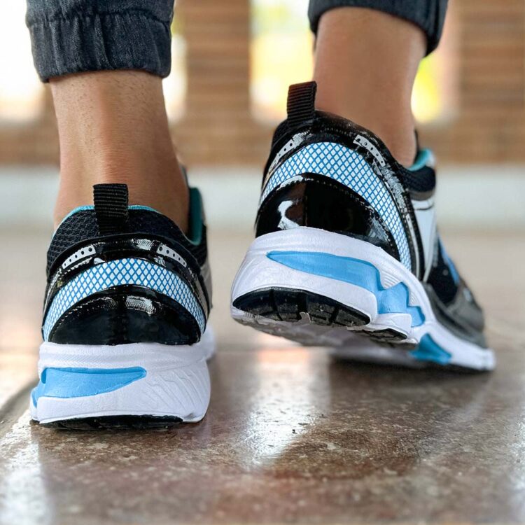 کتانی مردانه مشکی کد 21718