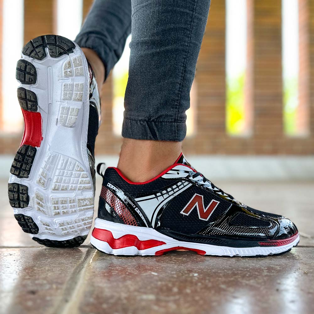 کتانی مردانه مشکی کد 21717