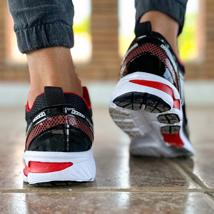 کتانی مردانه مشکی کد 21717