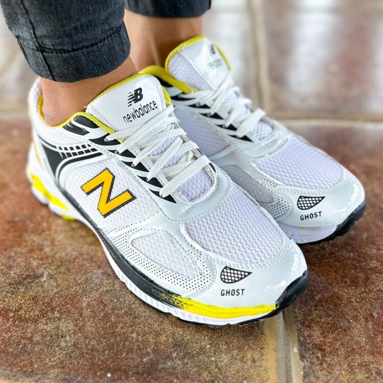 کتانی مردانه سفید کد 21719