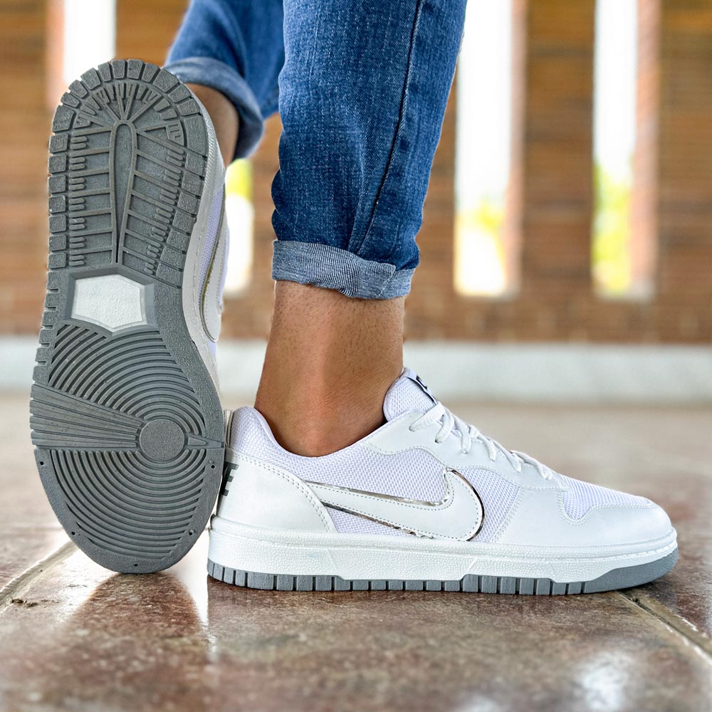 کتانی مردانه نایک سفید کد 22169