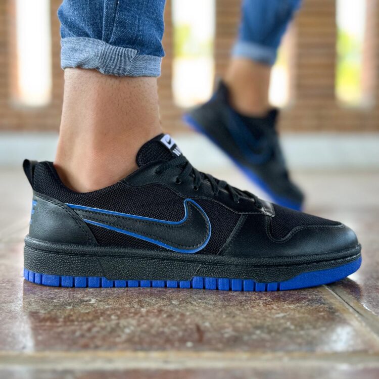 کتانی مردانه نایک مشکی کد 22170