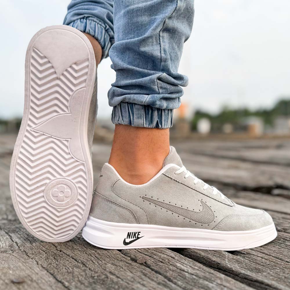 کتانی مردانه طوسی کد 22381