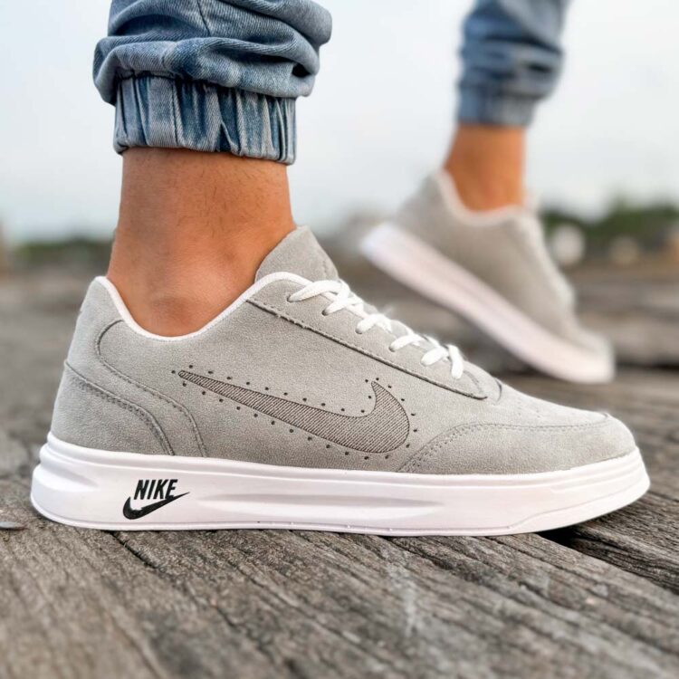 کتانی مردانه طوسی کد 22381