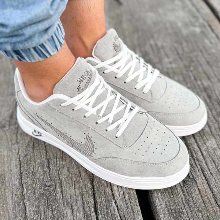 کتانی مردانه طوسی کد 22381