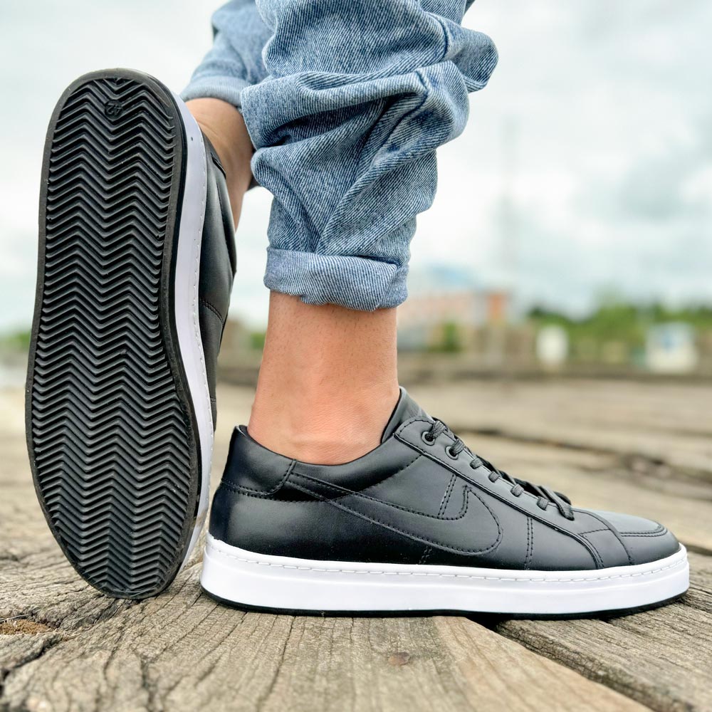 کتانی مردانه نایک مشکی کد 22260