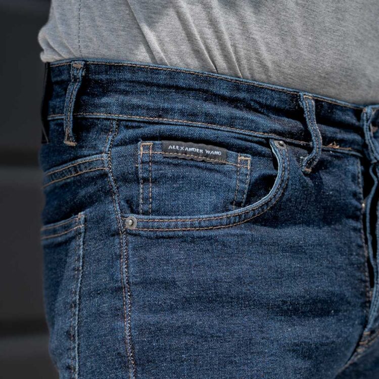 شلوار جین مردانه آبی تیره کد 22479