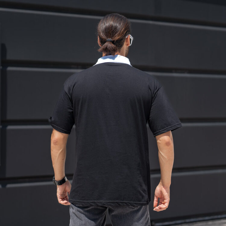 تیشرت یقه دار مردانه کد 22497