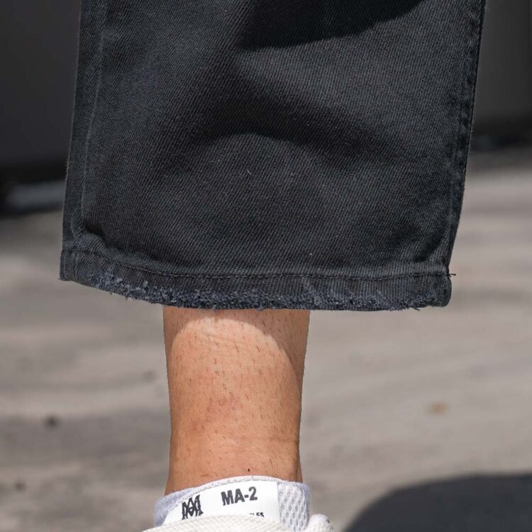 شلوار بگ مردانه ذغالی کد 22477