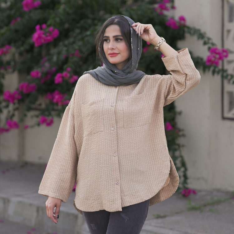 شومیز مانتویی کد 22159