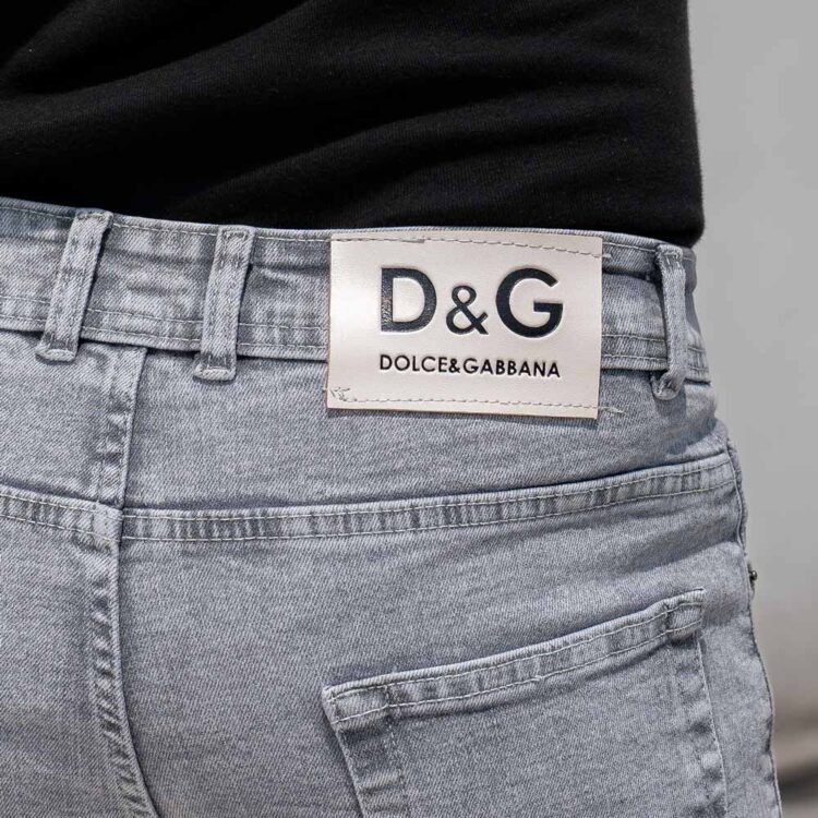 شلوار جین مردانه طوسی کد 22587