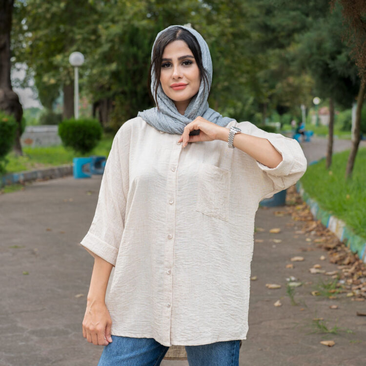 شومیز مانتویی کد 22566