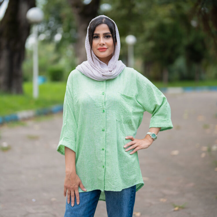 شومیز مانتویی کد 22566