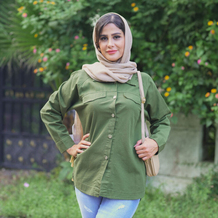 مانتو کتان کد 22276
