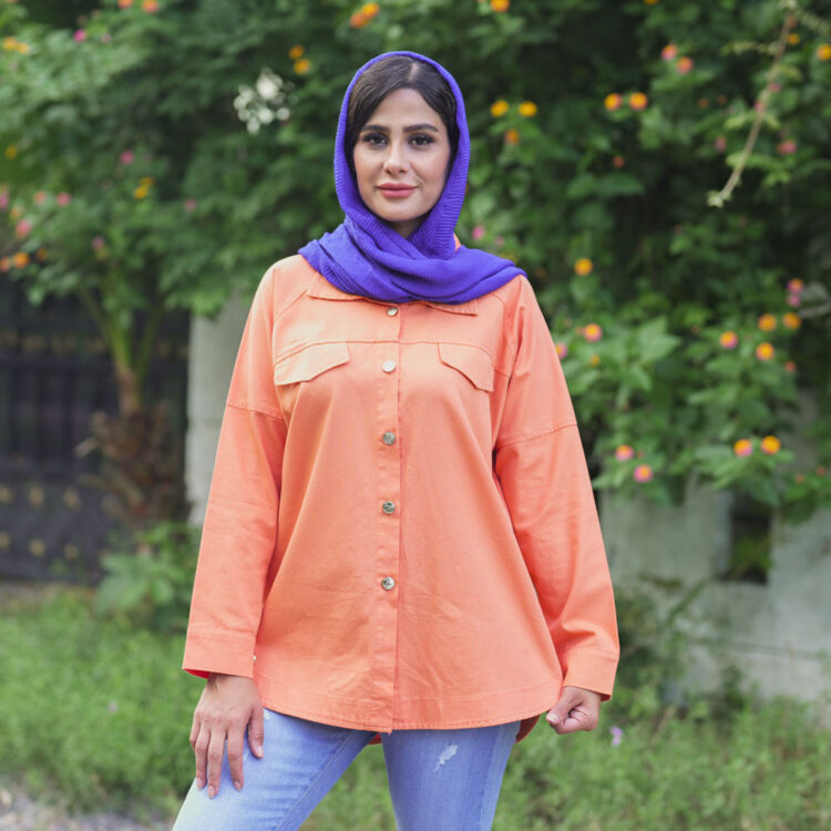 مانتو کتان کد 22276
