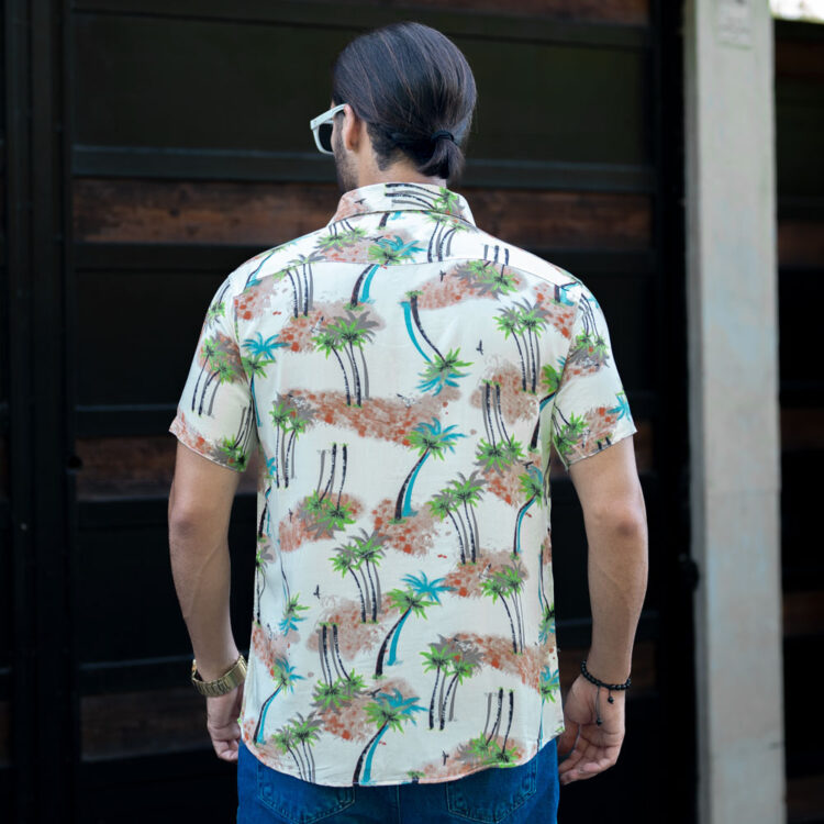پیراهن مردانه هاوایی کد 22658
