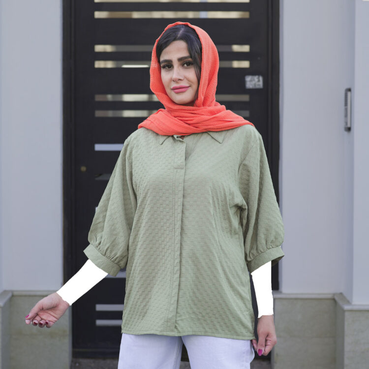شومیز مانتویی کد 22567