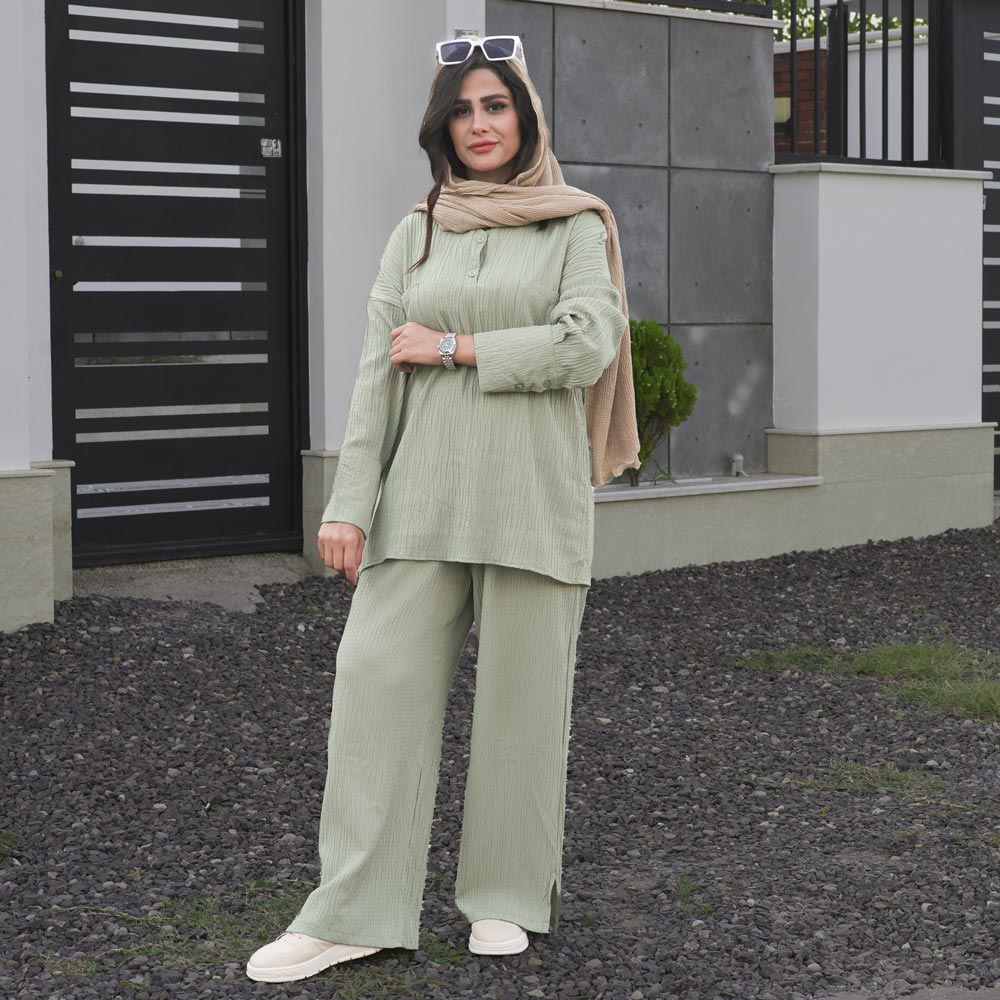 ست مانتو و شلوار کد 22715