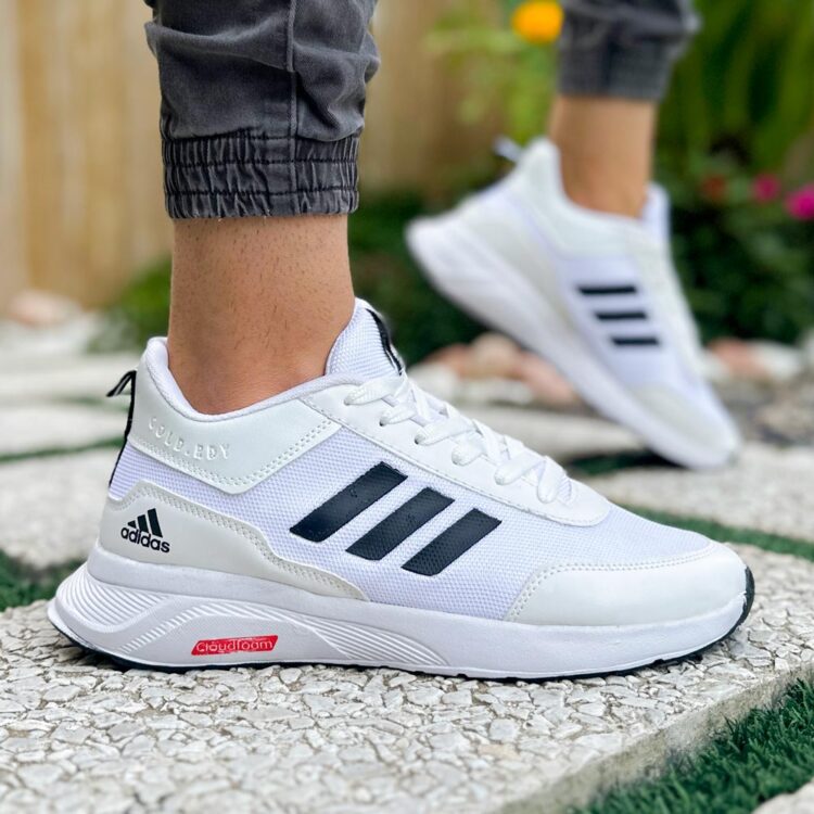 کتانی مردانه آدیداس سفید کد 20250