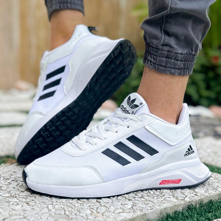 کتانی مردانه آدیداس سفید کد 20250