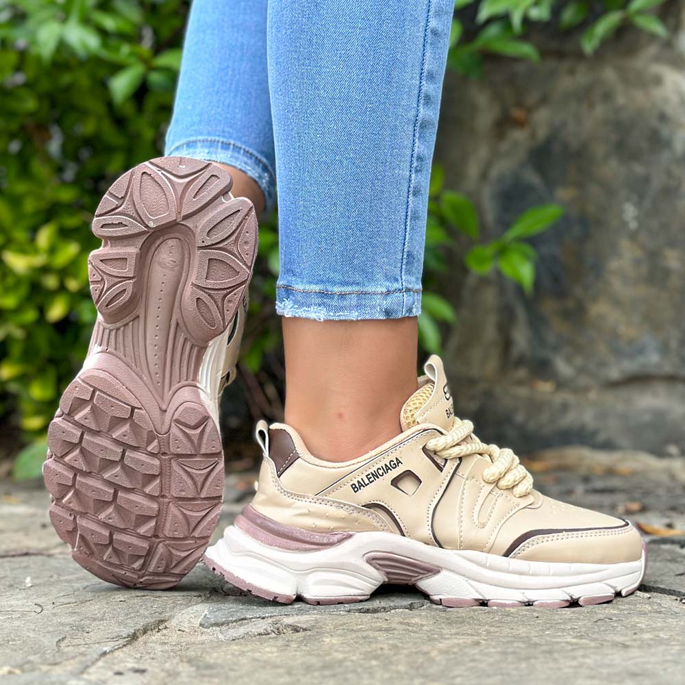 کتانی دخترانه بالنسیاگا کرم کد 22791