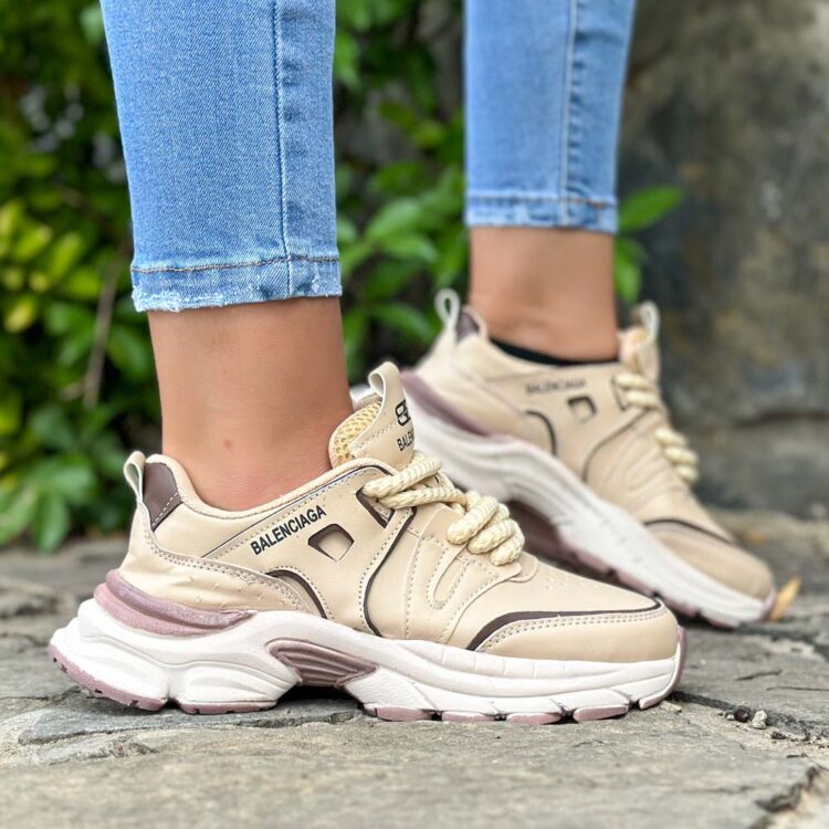 کتانی دخترانه بالنسیاگا کرم کد 22791