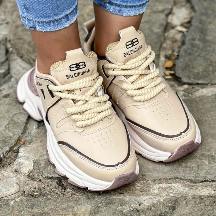 کتانی دخترانه بالنسیاگا کرم کد 22791