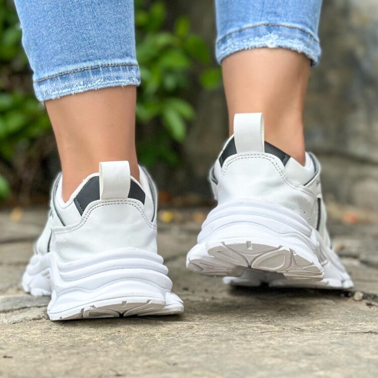 کتانی دخترانه بالنسیاگا سفید کد 22792