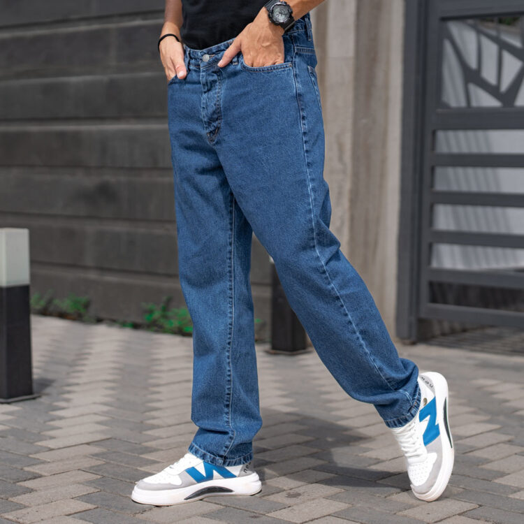 شلوار جین مردانه آبی تیره کد 22954