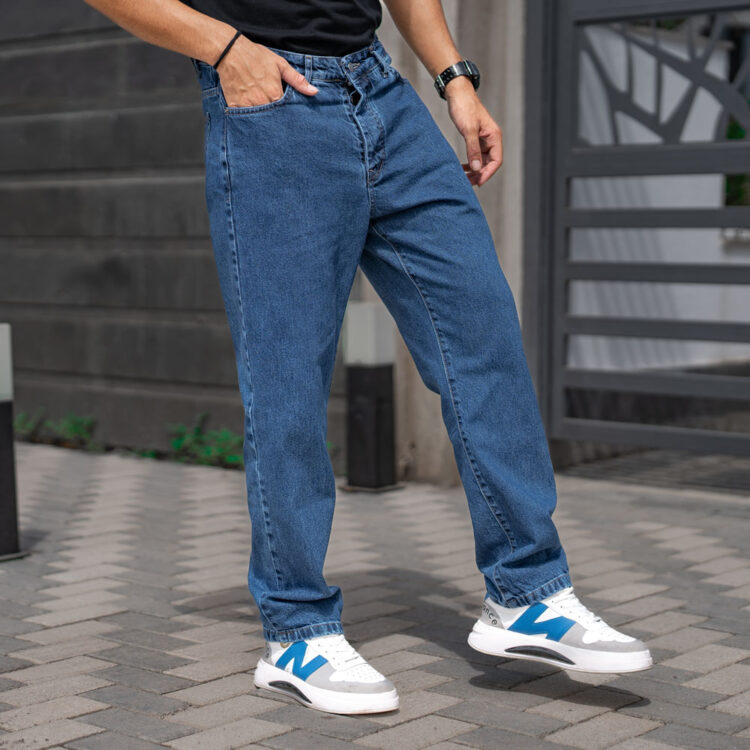 شلوار جین مردانه آبی تیره کد 22954