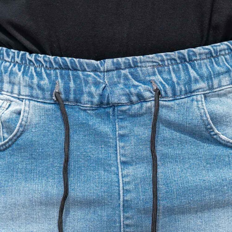 شلوار اسلش جین مردانه آبی روشن کد 22960