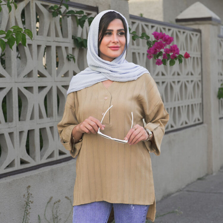 شومیز مانتویی کد 22932