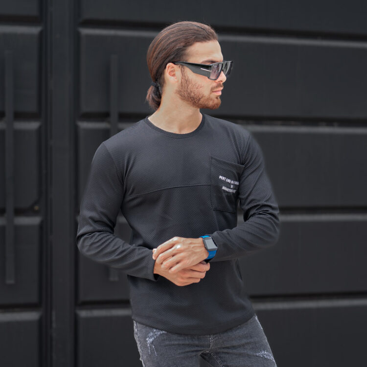 تیشرت آستین بلند مردانه کد 22991