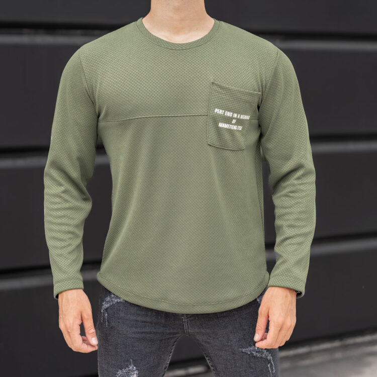 تیشرت آستین بلند مردانه کد 22991