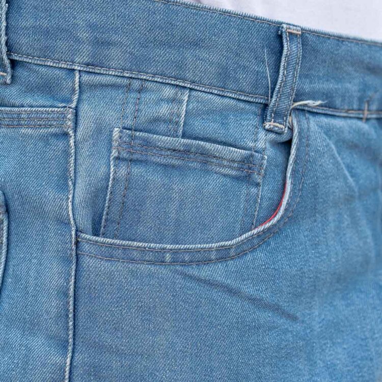 شلوار جین مردانه مام آبی کد 23056