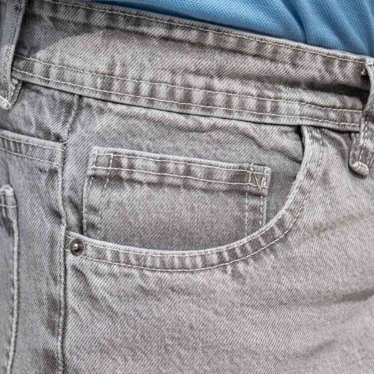 شلوار جین مردانه طوسی کد 23150