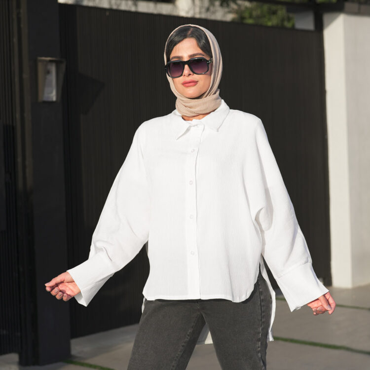 شومیز مانتویی کد 22898