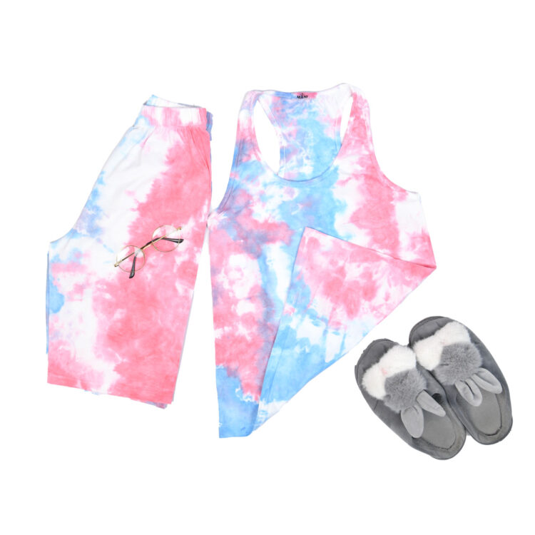 ست تاپ و شلوارک دخترانه کد 23073