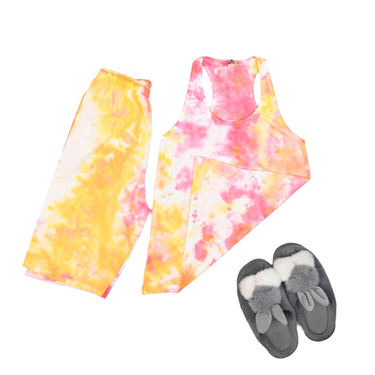 ست تاپ و شلوارک دخترانه کد 23073