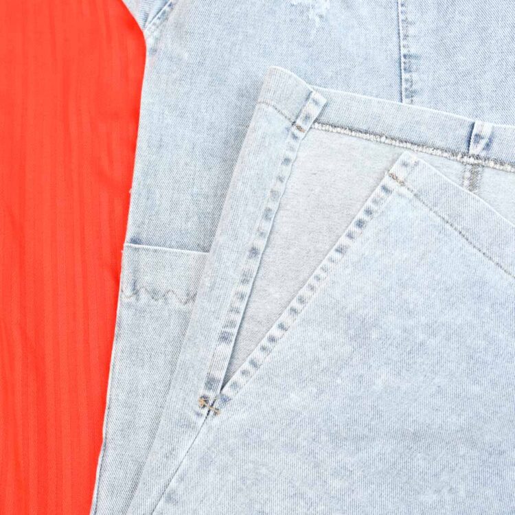 پیراهن بلند جین دخترانه کد 23085