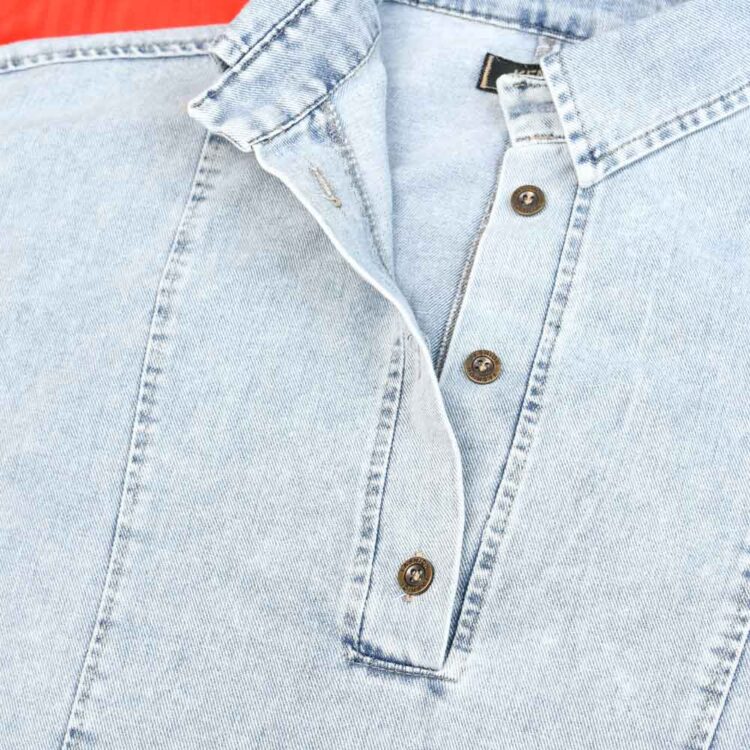 پیراهن بلند جین دخترانه کد 23085