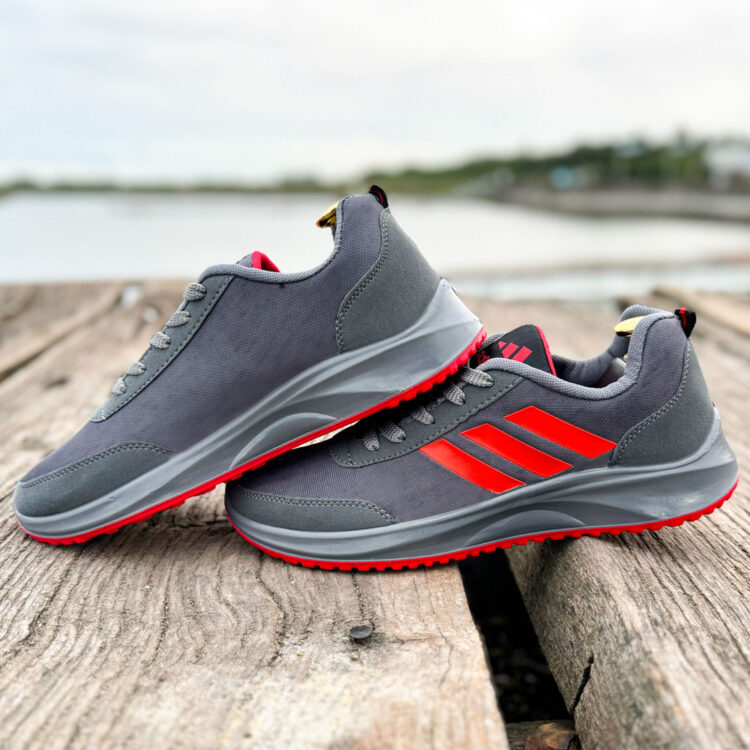 کتانی مردانه سایز بزرگ آدیداس خاکستری کد 23112