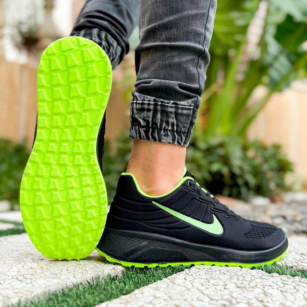 کتانی مردانه نایک مشکی کد 22837