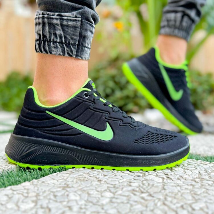 کتانی مردانه نایک مشکی کد 22837