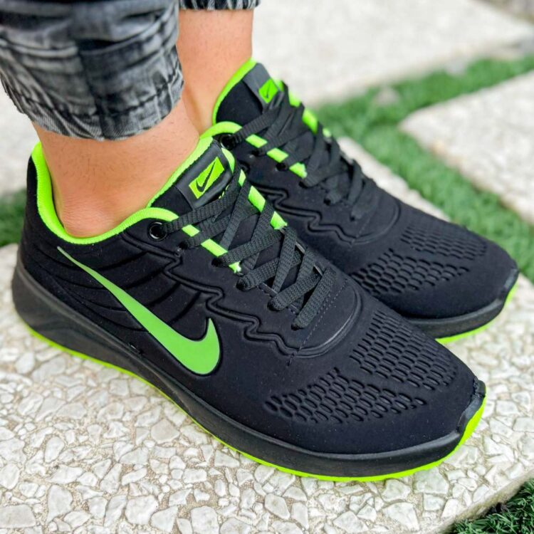 کتانی مردانه نایک مشکی کد 22837