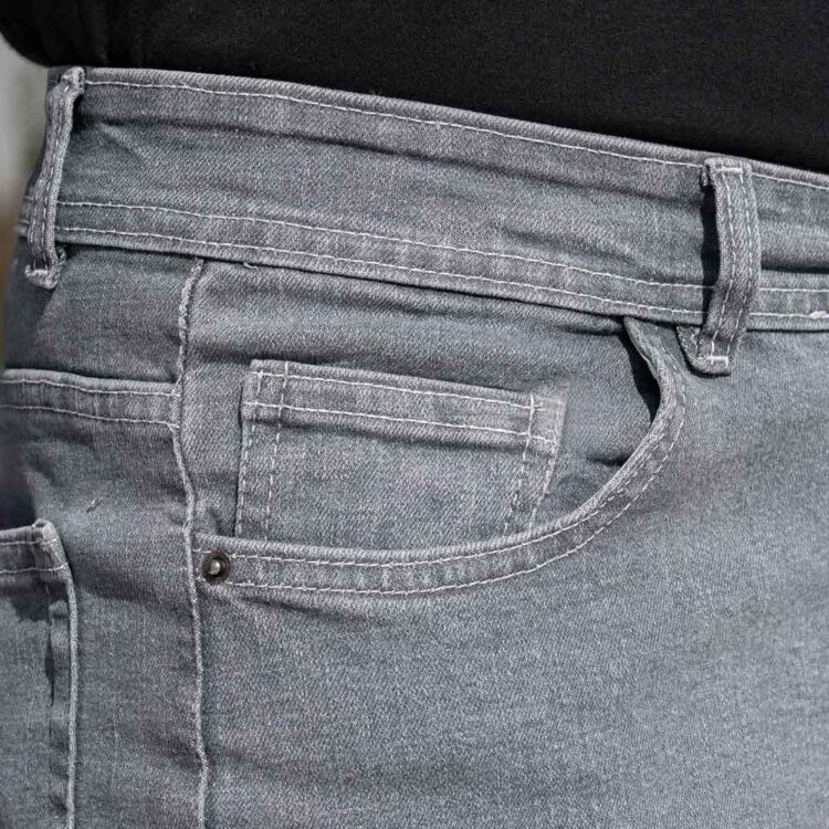 شلوار جین مردانه خاکستری کد 23283