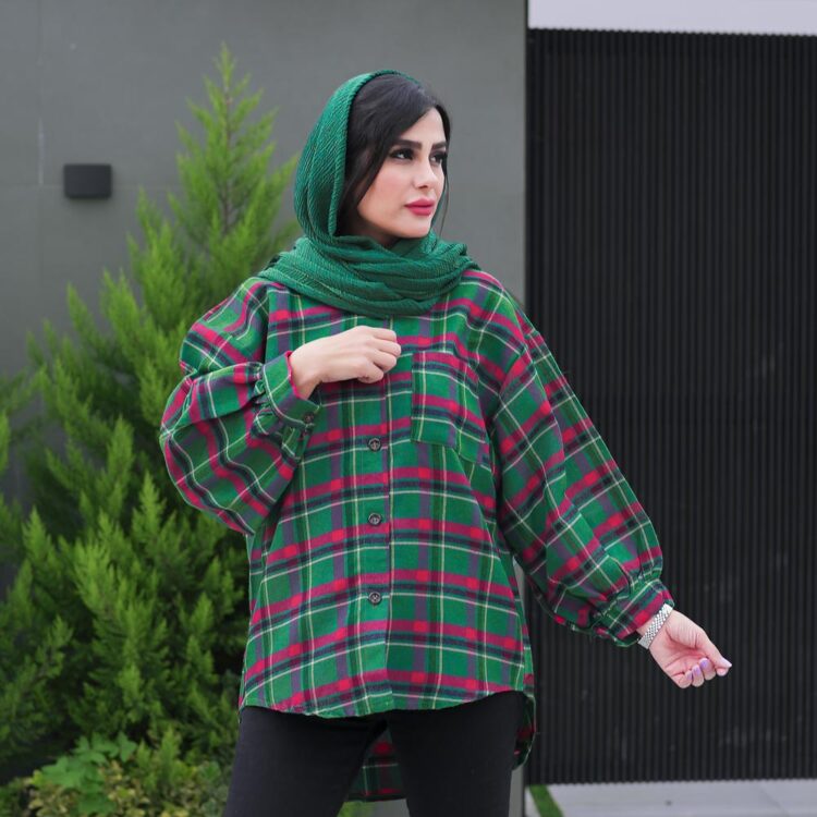 شکت دخترانه چهارخانه کد 23393