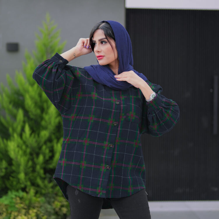 شکت دخترانه چهارخانه کد 23393